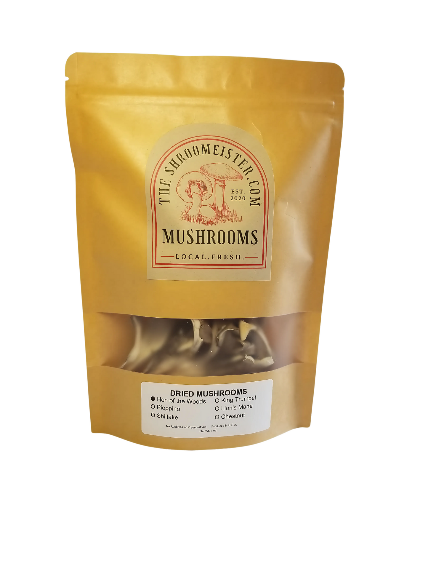 Dried Hen of The Woods Mushrooms